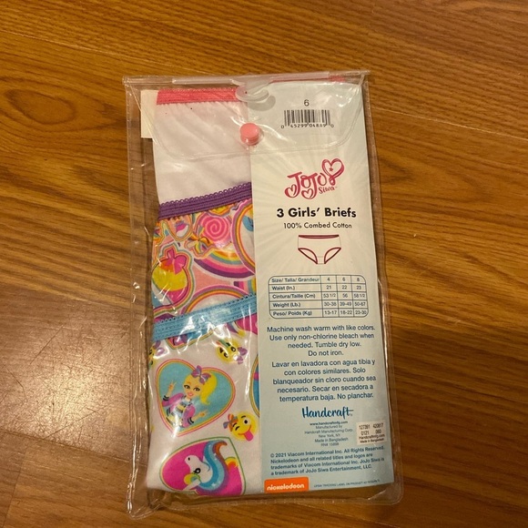 JoJo Briefs 3 pair size 6 (HG) - Picture 9 of 10